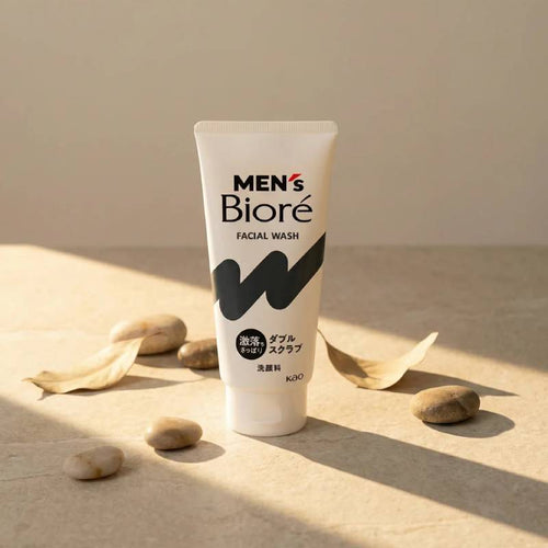Biore Men's Double Scrub Facial Wash 130g