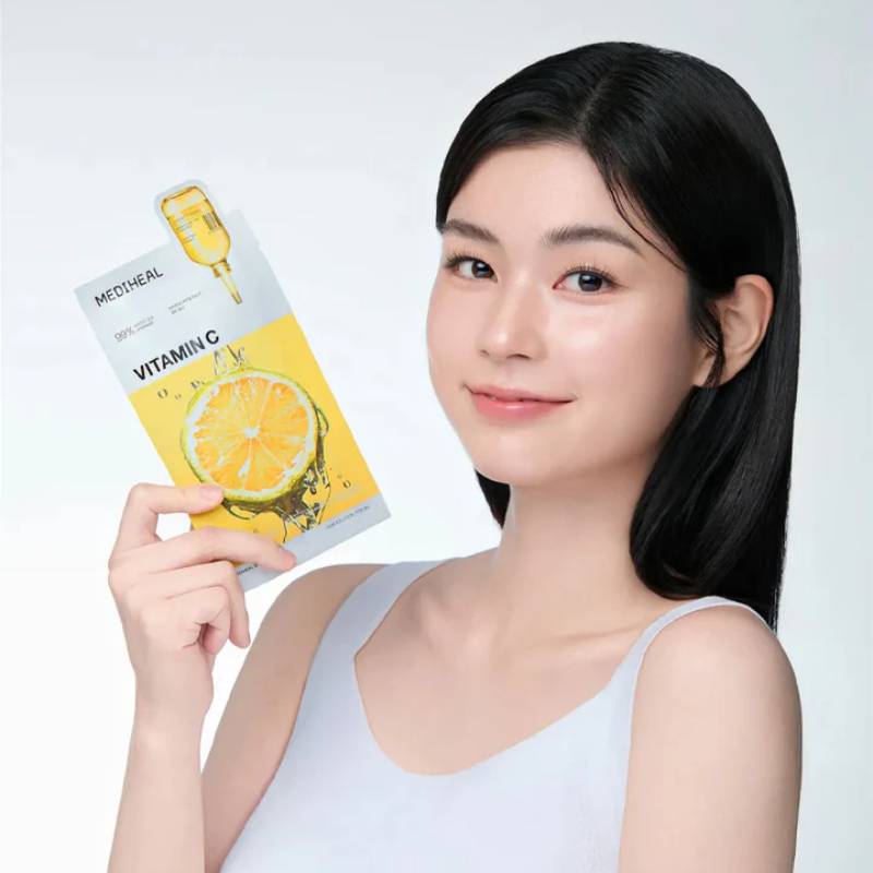 MEDIHEAL Vitamin C Essential Mask Clear Toning 24ml x 10pcs