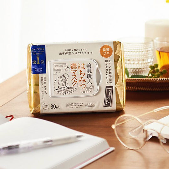 KOSE Clear Turn Bihada-Syokunin Beautiful Skin Artisan Honey Mask 30pcs/319ml