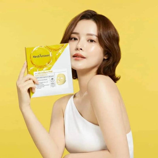 MediAnswer 韩国 维他命亮白胶原蛋白面膜 37g x 5 片