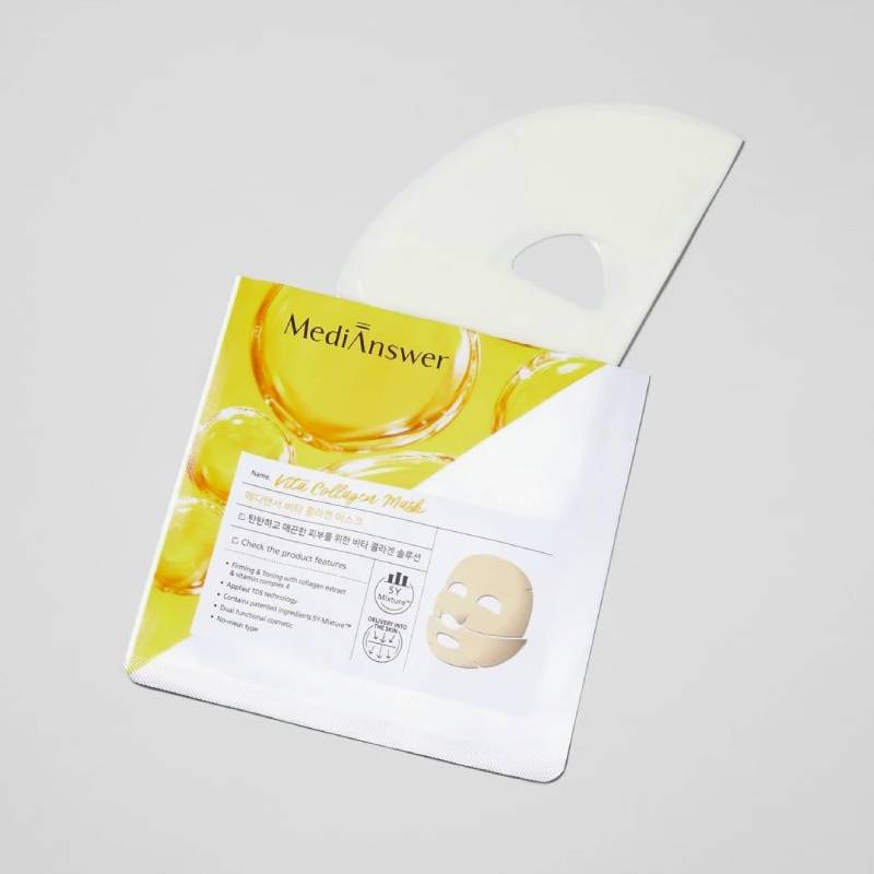 MediAnswer 韩国 维他命亮白胶原蛋白面膜 37g x 5 片