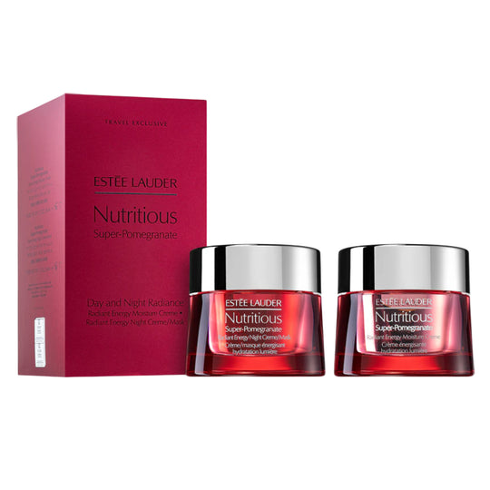 ESTEE LAUDER Nutritious Super-Pomegranate Radiant Set (Moisture Creme 50ml + Night Creme/Mask 50ml)
