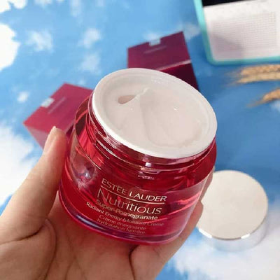 ESTEE LAUDER Nutritious Super-Pomegranate Radiant Set (Moisture Creme 50ml + Night Creme/Mask 50ml)