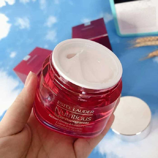 ESTEE LAUDER Nutritious Super-Pomegranate Radiant Set (Moisture Creme 50ml + Night Creme/Mask 50ml)
