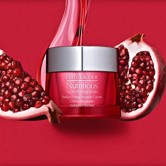ESTEE LAUDER Nutritious Super-Pomegranate Radiant Set (Moisture Creme 50ml + Night Creme/Mask 50ml)