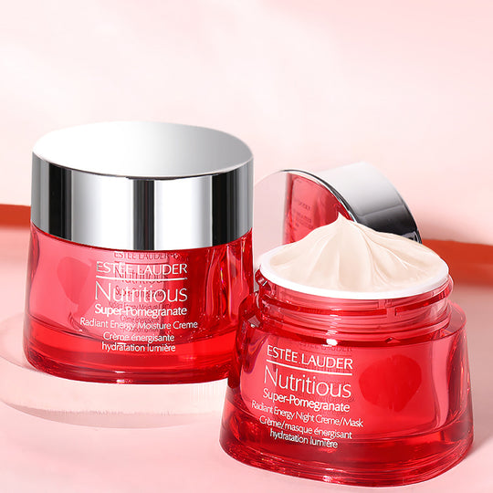 ESTEE LAUDER Nutritious Super-Pomegranate Radiant Set (Moisture Creme 50ml + Night Creme/Mask 50ml)