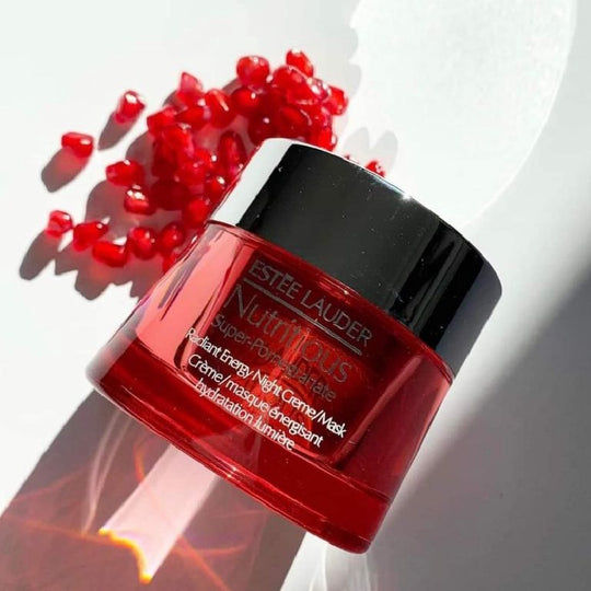 ESTEE LAUDER Nutritious Super-Pomegranate Radiant Set (Moisture Creme 50ml + Night Creme/Mask 50ml)