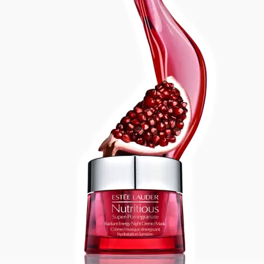 ESTEE LAUDER Nutritious Super-Pomegranate Radiant Set (Moisture Creme 50ml + Night Creme/Mask 50ml)