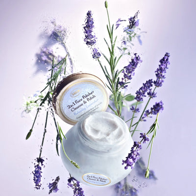 SABON 以色列 疗愈薰衣草清新莹亮 2 合 1 面部磨砂洁面霜 200ml