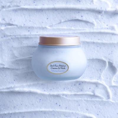 SABON 以色列 疗愈薰衣草清新莹亮 2 合 1 面部磨砂洁面霜 200ml