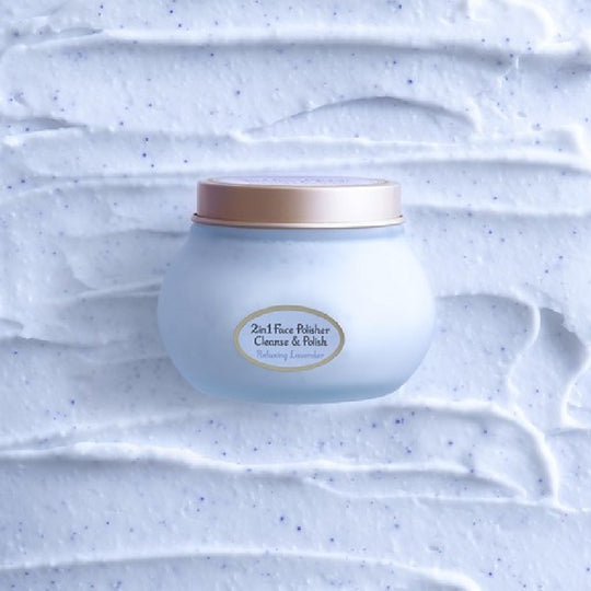 SABON 以色列 疗愈薰衣草清新莹亮 2 合 1 面部磨砂洁面霜 200ml