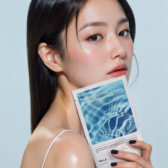 Gilla8 Star Lubason Hyaluronic Acid Deep Ceramide Collagen Mask 25ml x 10 pcs