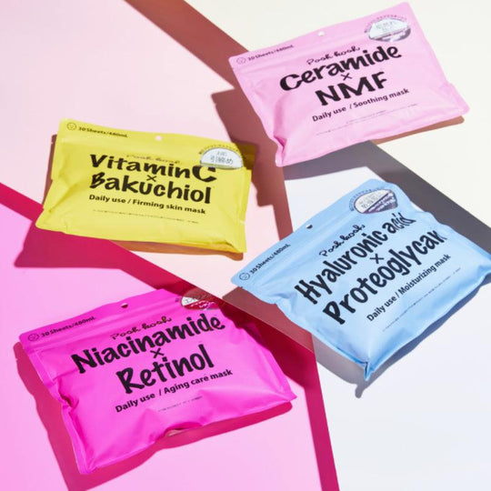 JAPAN GALS Pook Kosk Ceramide x NMF Beruhigende Maske 30 Stk.