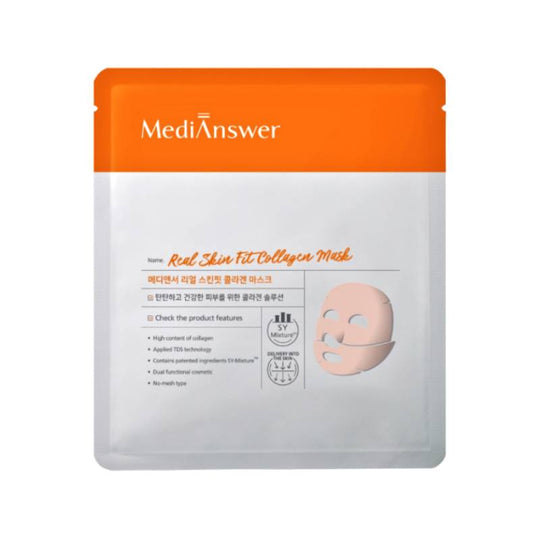 MediAnswer Real Skin Fit Collagen Mask 35g x 4pcs
