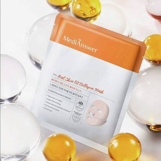 MediAnswer Real Skin Fit Collagen Mask 35g x 4pcs
