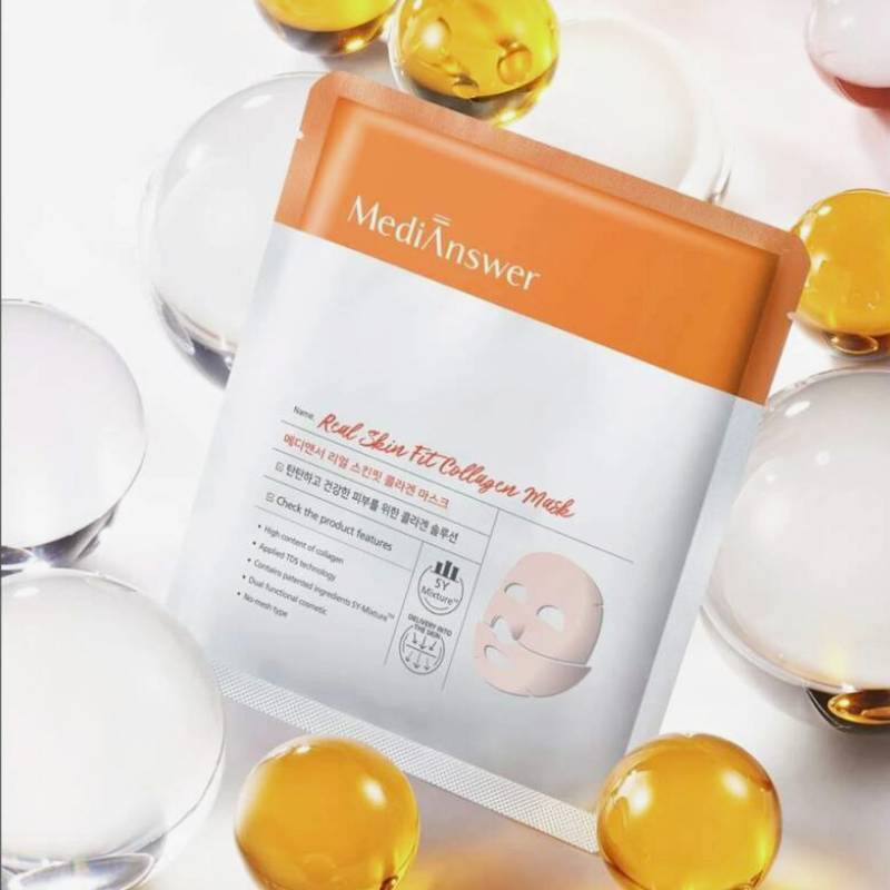 MediAnswer Real Skin Fit Collagen Mask 35g x 4pcs