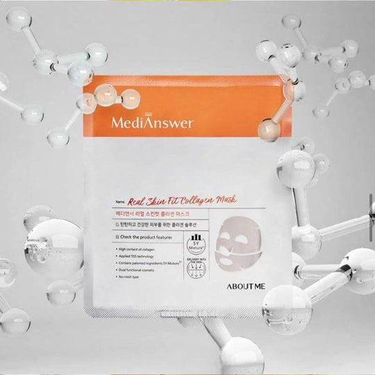MediAnswer Real Skin Fit Collagen Mask 35g x 4pcs
