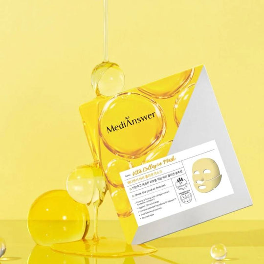 MediAnswer 韩国 维他命亮白胶原蛋白面膜 37g x 5 片