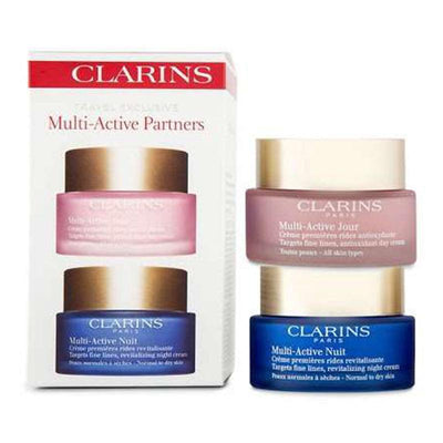 Clarins मल्टी-एक्टिव पार्टनर्स सेट (क्रीम 50 मिली x 2)