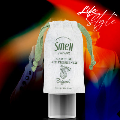 Smell Lemongrass Deodorante per ambienti / repellente antizanzare fatto a mano con canfora (bergamotto) 30g