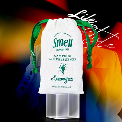 smell LEMONGRASS Túi Thơm Phòng/Đuổi Muỗi Handmade Camphor Air Freshener (Hương Sả) 30g