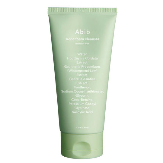 Abib Heartleaf Centella & Salicylic Acid Acne Foam Cleanser Control Sebum and Refine Pores 150ml - LMCHING Group Limited