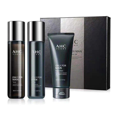 AHC Homme Only For Men Skin Care Set (120ml x 2 + 140ml)