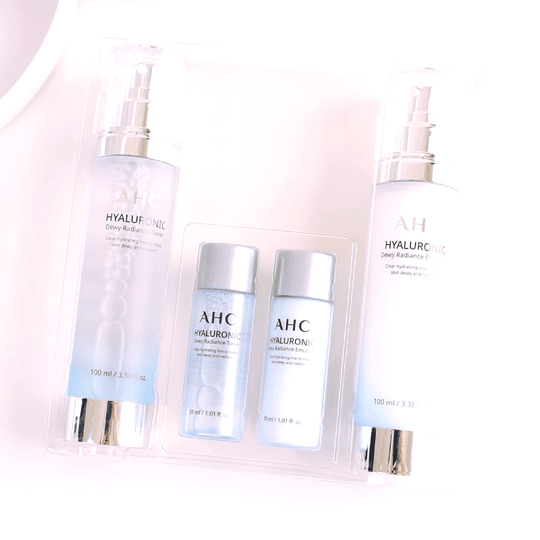 AHC Hyaluronic Dewy Radiance Skin Care Set (4 items) - LMCHING Group Limited