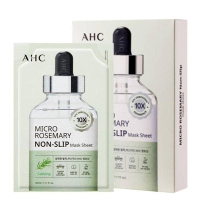 AHC Micro Rosemary Non-Slip Mask Sheet (Calming) 33g x 5