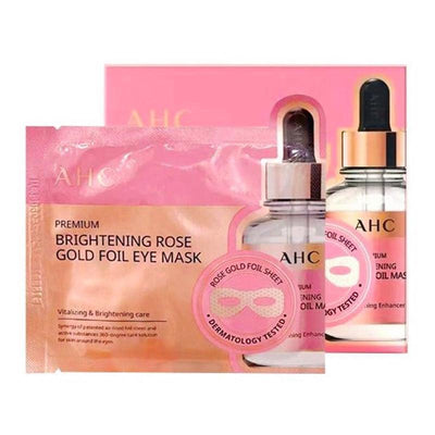 AHC Maschera per gli Occhi Illuminante con Rosa e Oro Premium 7ml x 5