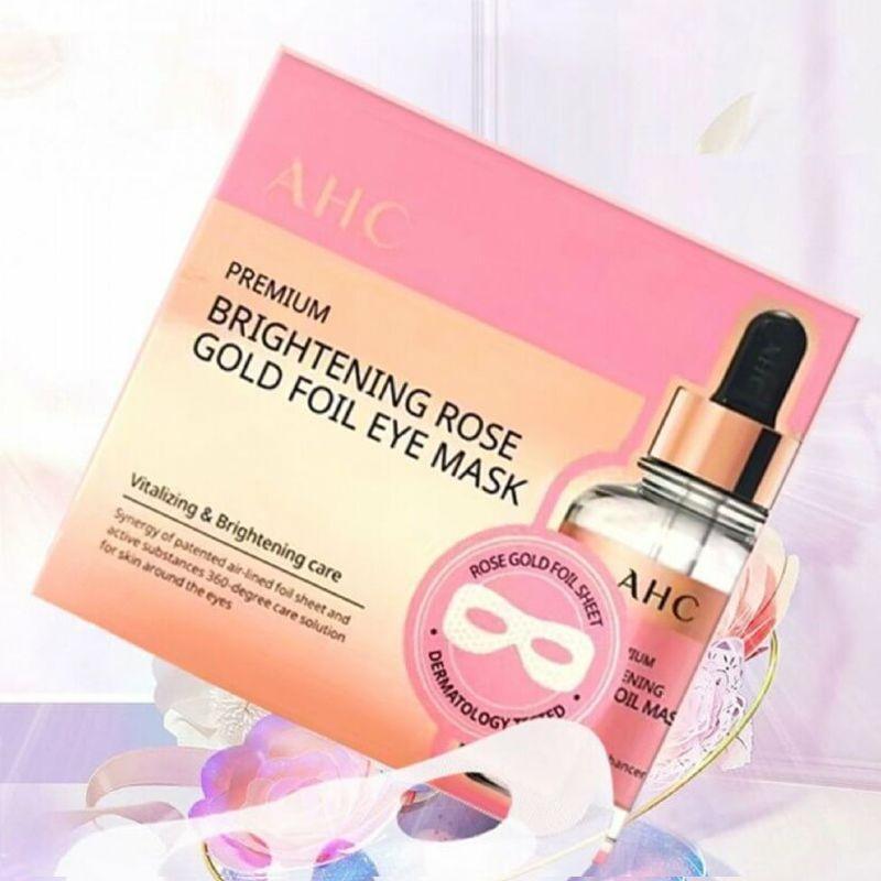 AHC Premium Brightening Rose Gold Foil Eye Mask 7ml x 5 - LMCHING Group Limited