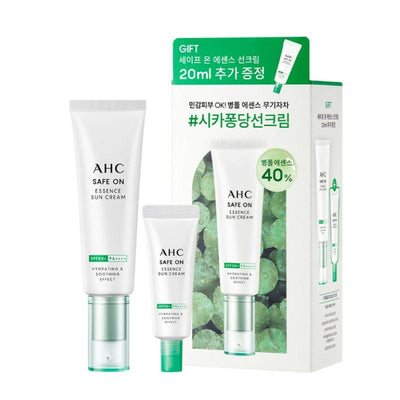AHC Safe On Essence Crème solaire SPF50+ PA++++ 50 ml + 20 ml