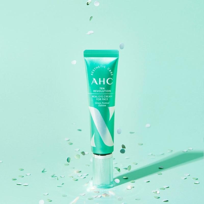 AHC Ten Revolution Real Eye Cream For Face (Green Festival Edition) 30ml - LMCHING Group Limited