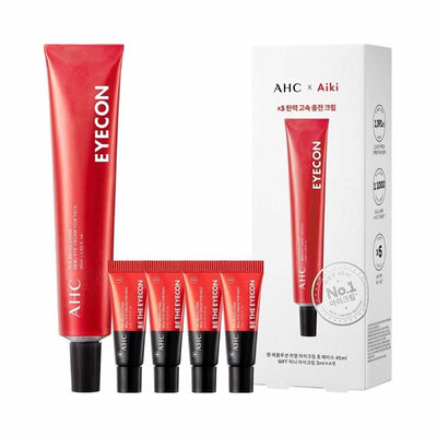 AHC The Revolution Real Eye Cream For Face Special Set ( 45ml x 1 + 3ml x 4) - LMCHING Group Limited