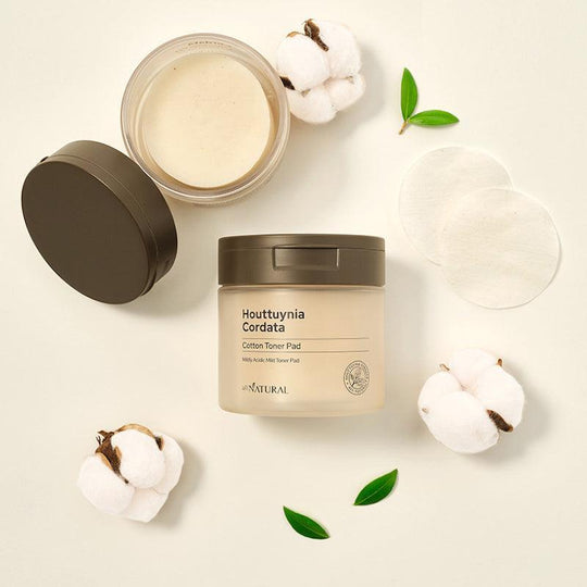 ALL NATURAL Houttuynia Cordata Cotton Toner Pad 60pcs/120ml - LMCHING Group Limited