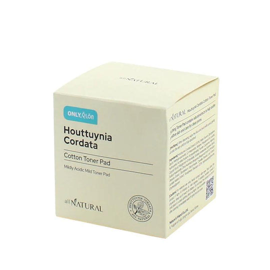 ALL NATURAL Houttuynia Cordata Cotton Toner Pad 60pcs/120ml - LMCHING Group Limited
