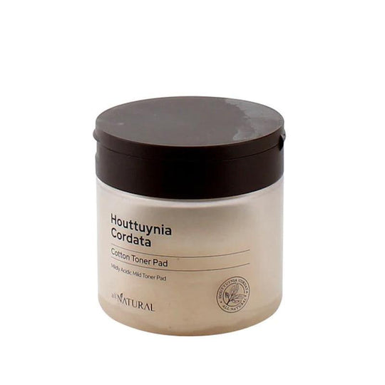 ALL NATURAL Houttuynia Cordata Cotton Toner Pad 60pcs/120ml - LMCHING Group Limited