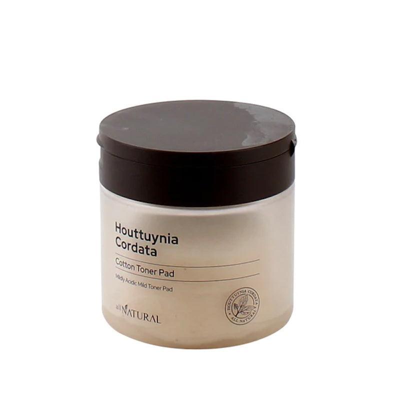 ALL NATURAL Houttuynia Cordata Cotton Toner Pad 60pcs/120ml - LMCHING Group Limited