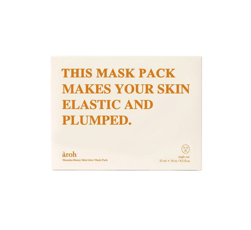 aroh Manuka Honey Skin Glow Mask Pack (Exfoliation) 25ml x 10 - LMCHING Group Limited