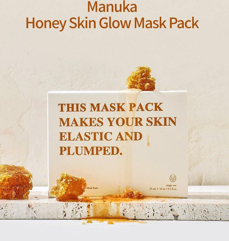 aroh Manuka Honey Skin Glow Mask Pack (Exfoliation) 25ml x 10 - LMCHING Group Limited