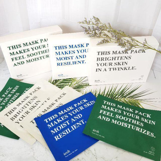 aroh Marine Energy Moisturising Mask Pack (For Dry Skin) 25ml x 10 - LMCHING Group Limited