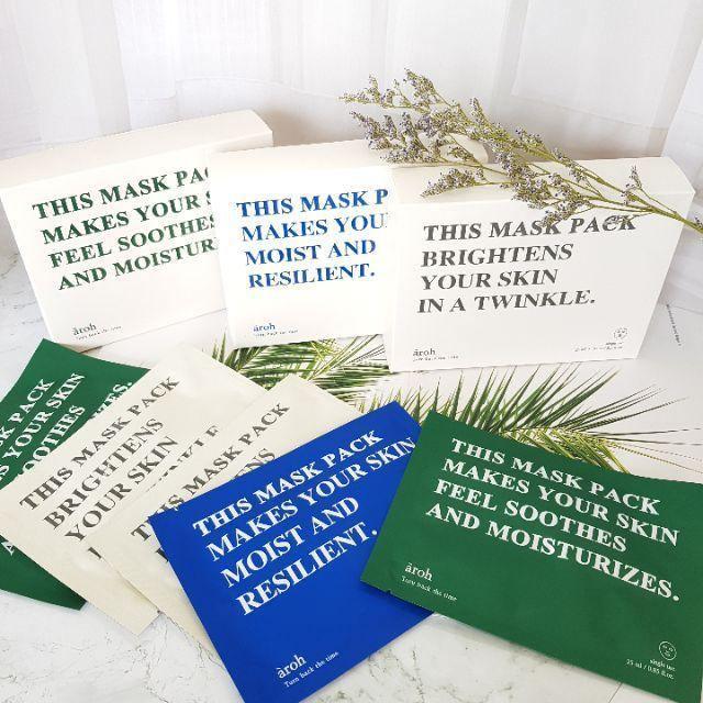 aroh Marine Energy Moisturising Mask Pack (For Dry Skin) 25ml x 10 - LMCHING Group Limited