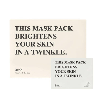 Aroh Осветляющая маска с витамином С (улучшает тон кожи) 25ml x 10