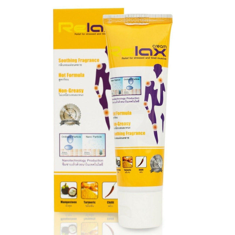 Award Winning Relax Cream Thai Herbal Analgesic Massage Cream (Muscle/Joint Pain Relief) 50g - LMCHING Group Limited