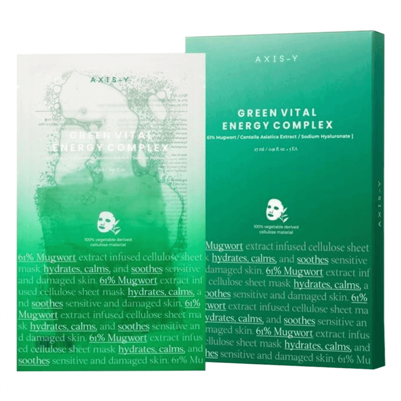 AXIS-Y Green Vital Energy Complex Mask 5pcs - LMCHING Group Limited