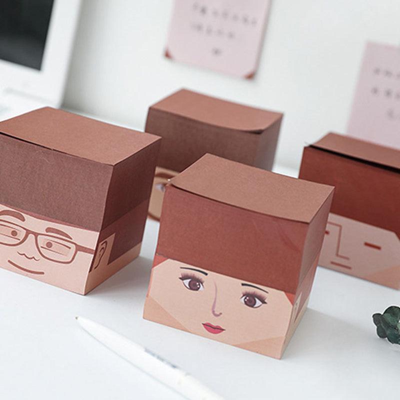 Bald Head Sticky Notes (