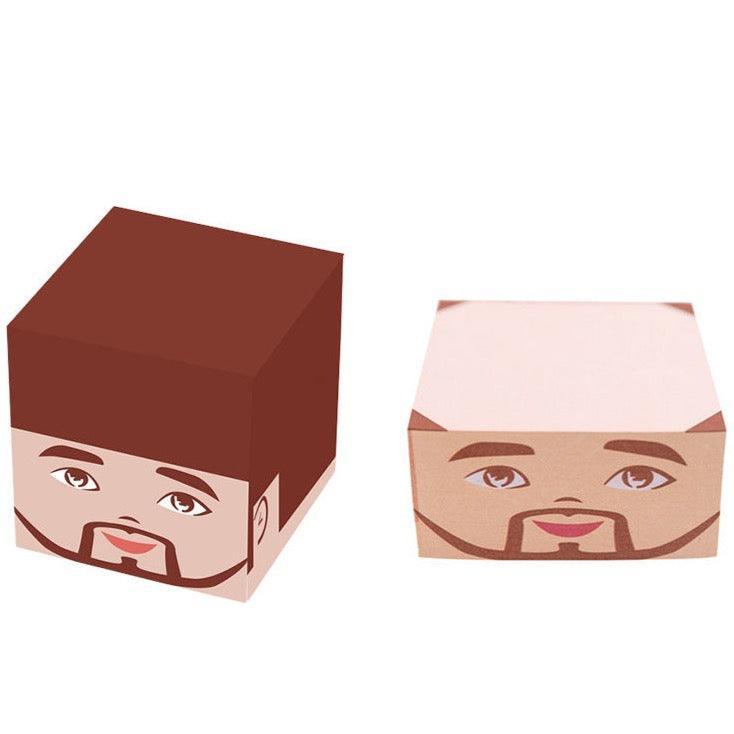 Bald Head Sticky Notes (