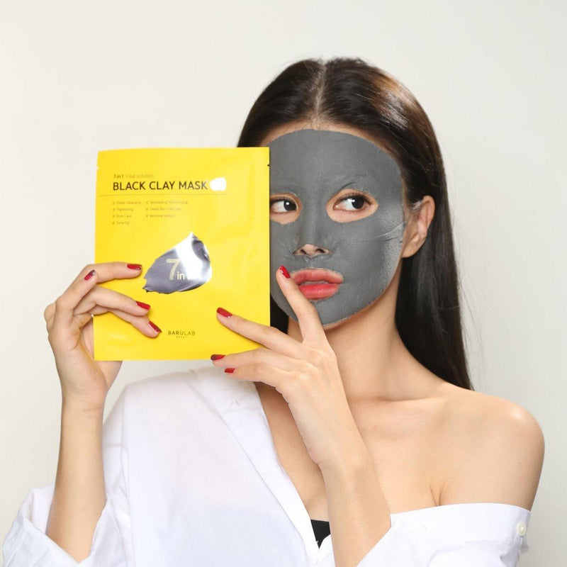 Barulab 7 in 1 Total Solution Black Clay Mask 5pcs - LMCHING Group Limited