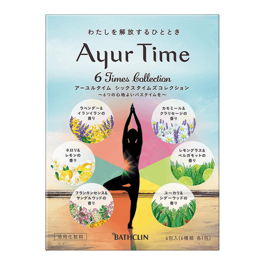 Bathclin Ayur Time Bath Salt Six Times Collections 40g x 6 - LMCHING Group Limited