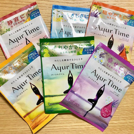 Bathclin Ayur Time Bath Salt Six Times Collections 40g x 6 - LMCHING Group Limited